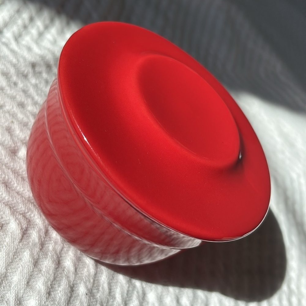 Emile Henry red butter bell